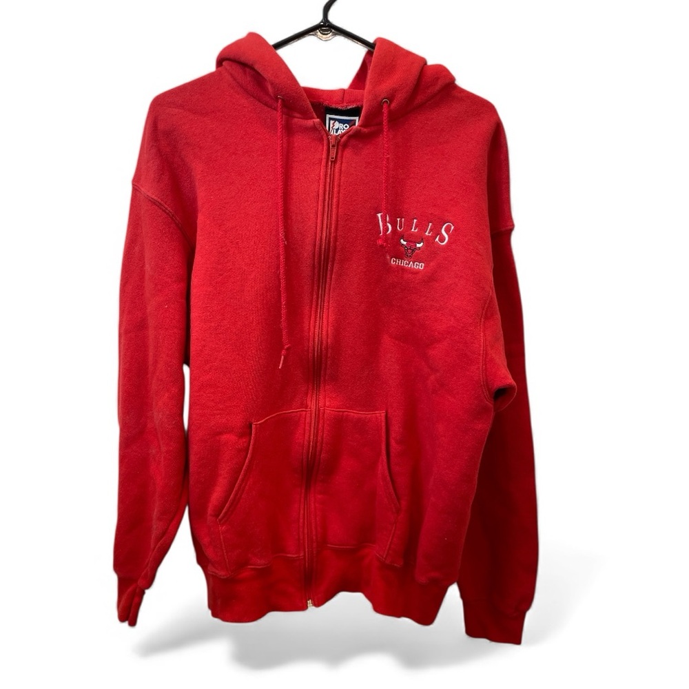 Vintage Chicago Bulls Pro Player Zip-Up Hoodie – Size Large